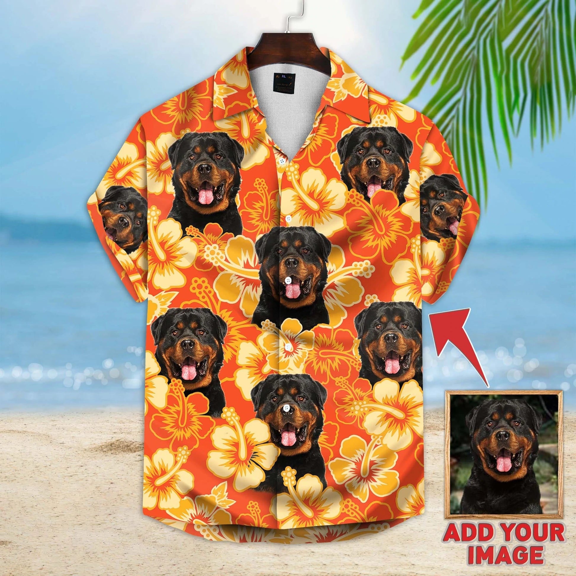 litzzy Custom photo Dog floral Aloha Shirt, Gift for Dog lovers, Summer Dog Hawaiian shirt For Men, Women - Aloha shirt Hawaiian Hawaii Shirt For Summer Hawaii Shirt Style 11 XS 