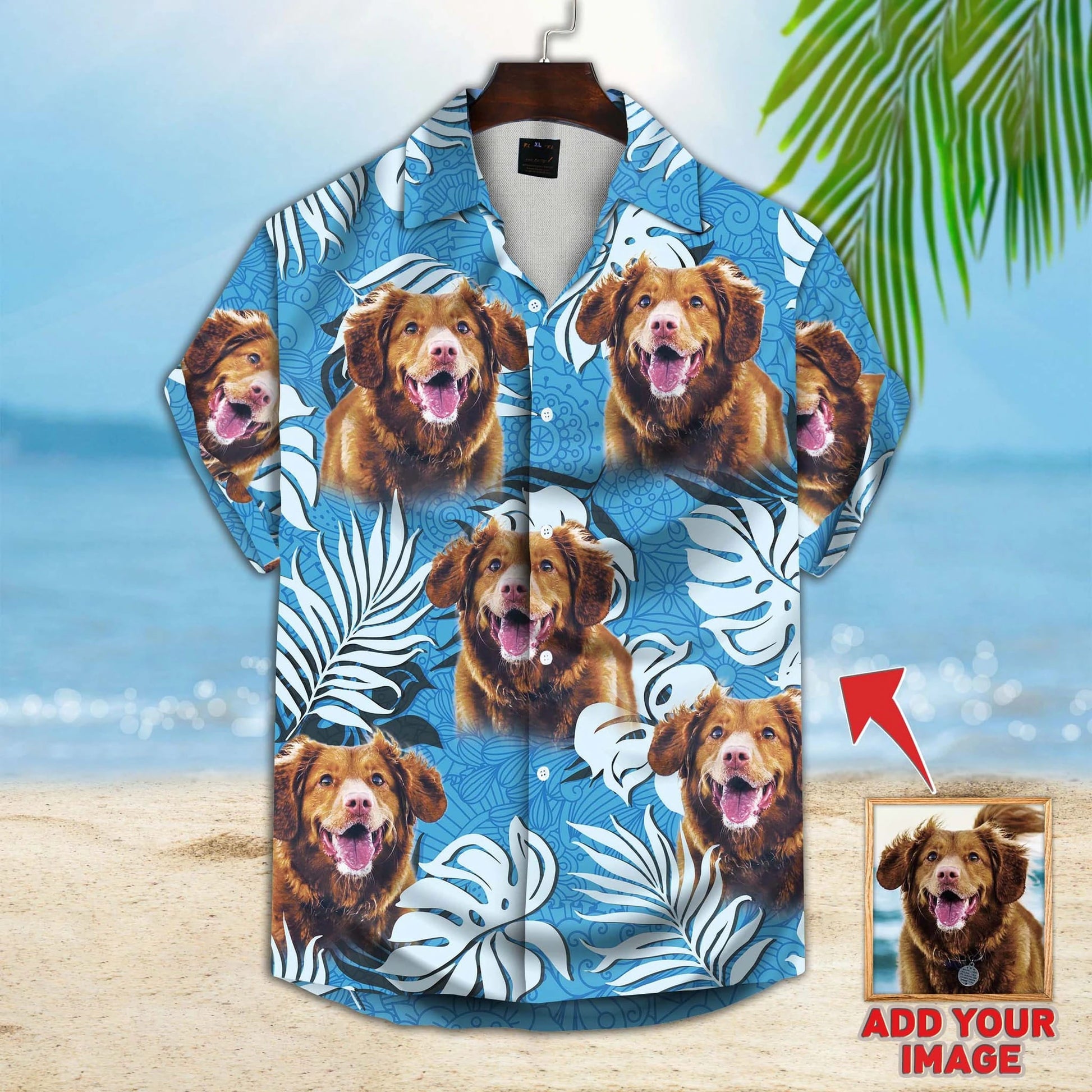 litzzy Custom photo Dog floral Aloha Shirt, Gift for Dog lovers, Summer Dog Hawaiian shirt For Men, Women - Aloha shirt Hawaiian Hawaii Shirt For Summer Hawaii Shirt Style 6 XS 