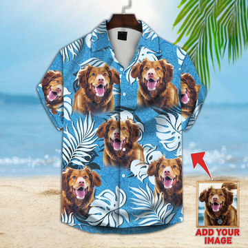 litzzy Custom photo Dog hawaiian Shirt, dog Floral Pattern Short-Sleeve Hawaiian Shirt, Dog Hawaiian shirt For Men, Women - Aloha shirt Hawaiian Hawaii Shirt For Summer Hawaii Shirt Style 2 XS 