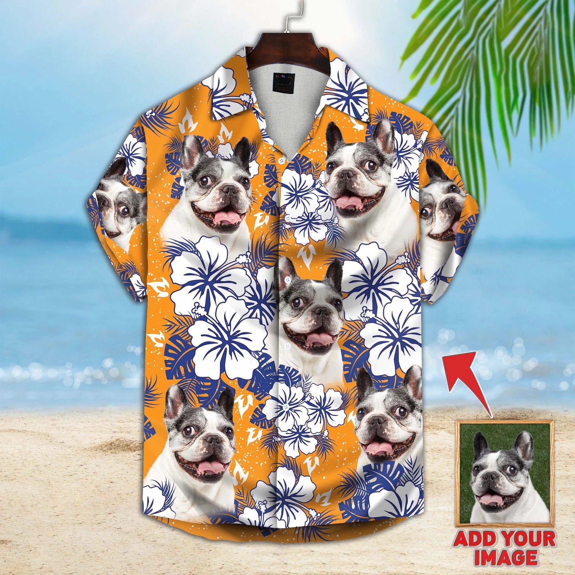 litzzy Custom photo Dog floral Aloha Shirt, Gift for Dog lovers, Summer Dog Hawaiian shirt For Men, Women - Aloha shirt Hawaiian Hawaii Shirt For Summer Hawaii Shirt Style 3 XS 