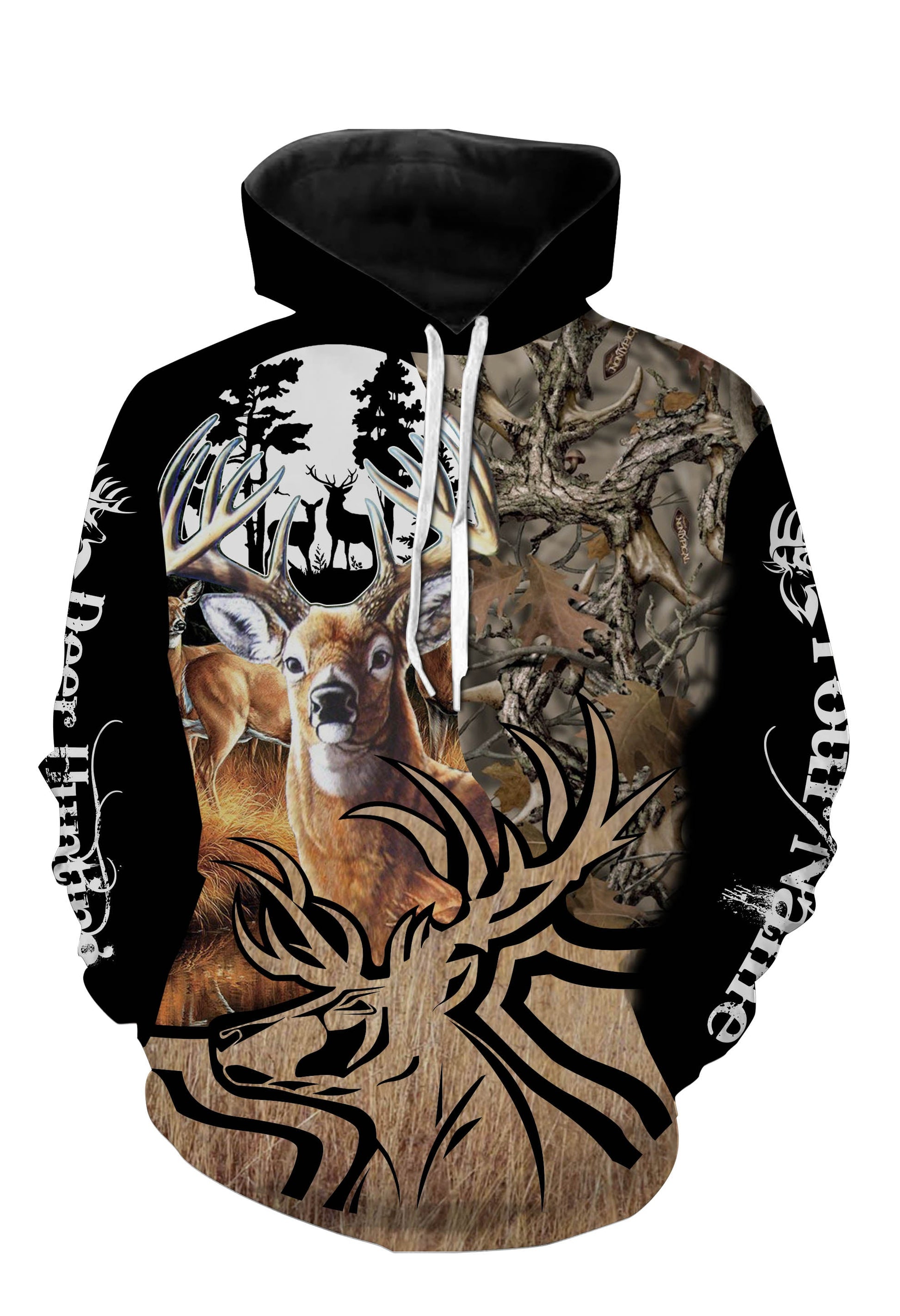 litzzy Personalized deer hunting full printing shirt, all over print long sleeves, hoodie, zip up hoodie - hunting sweatshirt Sweater   