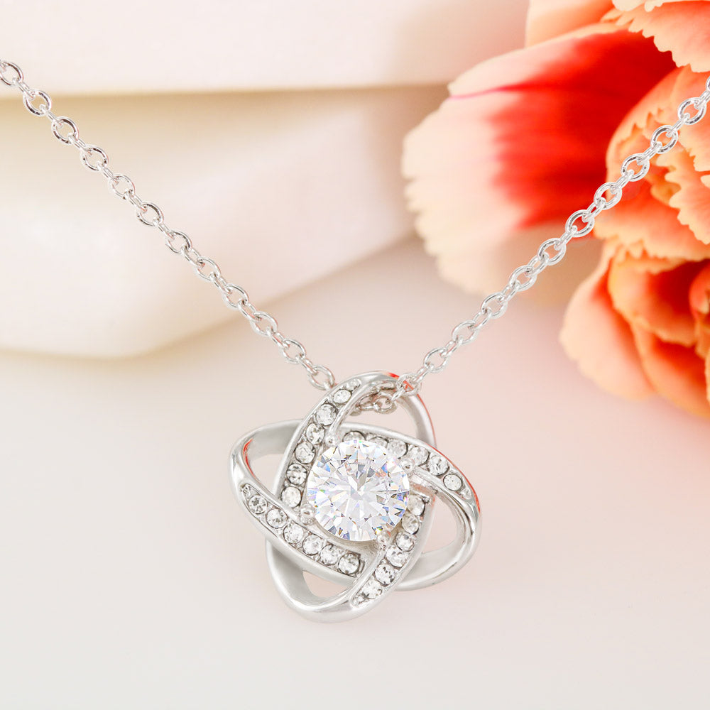 litzzy To my Mum - Thank you - Love Knot Necklace Jewelry   