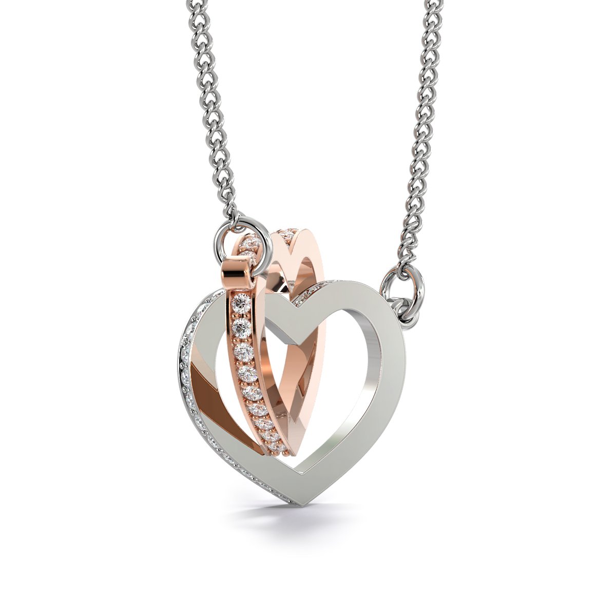 litzzy To My Mother - Interlocked Hearts - The Best Among The Rest Jewelry   