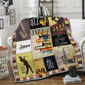 litzzy Jazz Fleece Blanket HST19101315 Fleece Blanket   