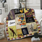 litzzy Jazz Fleece Blanket HST19101315 Fleece Blanket   