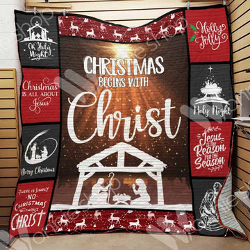 litzzy Jesus Christmas CL15100219MDQ Fleece Blanket Quilt Blanket   