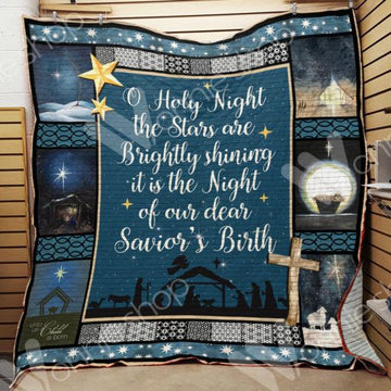 litzzy Jesus Christmas CL15100229MDQ Fleece Blanket Quilt Blanket   