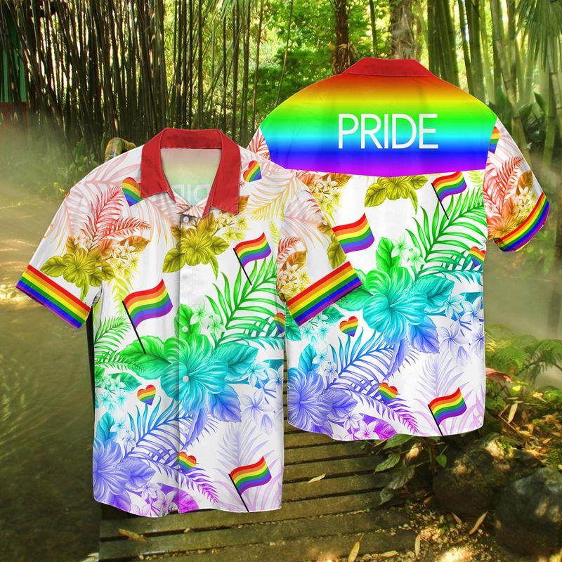 litzzy LGBT Summer Vacation Hawaiian Shirt, Rainbow Shirt, Pride Shirt, LGBT Shirt - Aloha shirt Hawaiian Hawaii Shirt For Summer Hawaii Shirt Style 4 S 