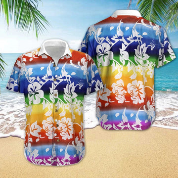 litzzy LGBT Summer Vacation Hawaiian Shirt, Rainbow Shirt, Pride Shirt, LGBT Shirt - Aloha shirt Hawaiian Hawaii Shirt For Summer Hawaii Shirt Style 2 S 