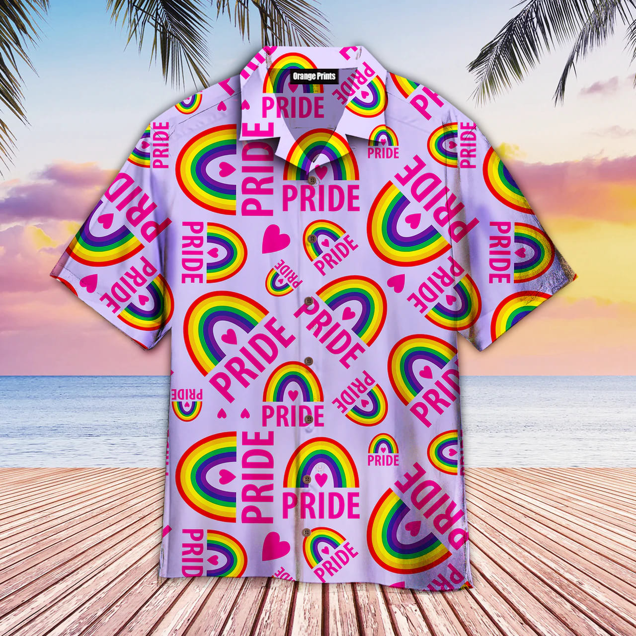 litzzy LGBT Love Is Love Pride Hawaiian Shirt, Lgbt Pride, Gift For Lover, Lgbtq shirt - Aloha shirt Hawaiian Hawaii Shirt For Summer Hawaii Shirt Style 3 XS 