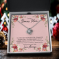 litzzy Litzzy Love Knot Necklace To my bonus mom, Life gave me the gift of you Mothers Day Jewelry, Necklace gifts set from Son, Daughter Jewelry   