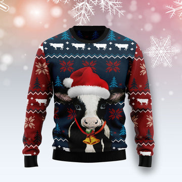 litzzy Lovely Cow TG51021 Ugly Christmas Sweater -  Best Gift For Christmas, Noel Malalan - Christmas Signature sweater   