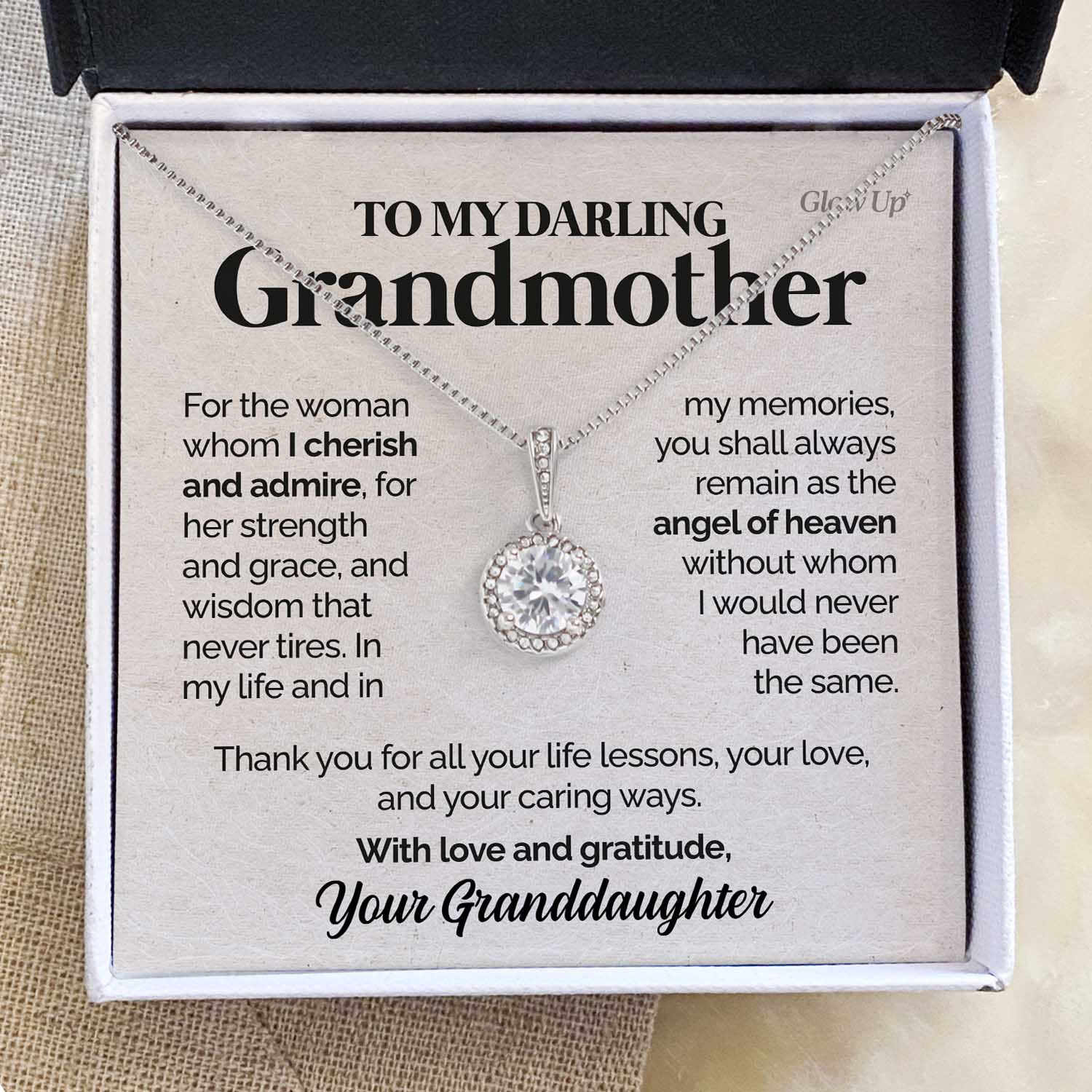 litzzy To my Darling Grandmother - Thank you for all - Eternal Hope Jewelry   