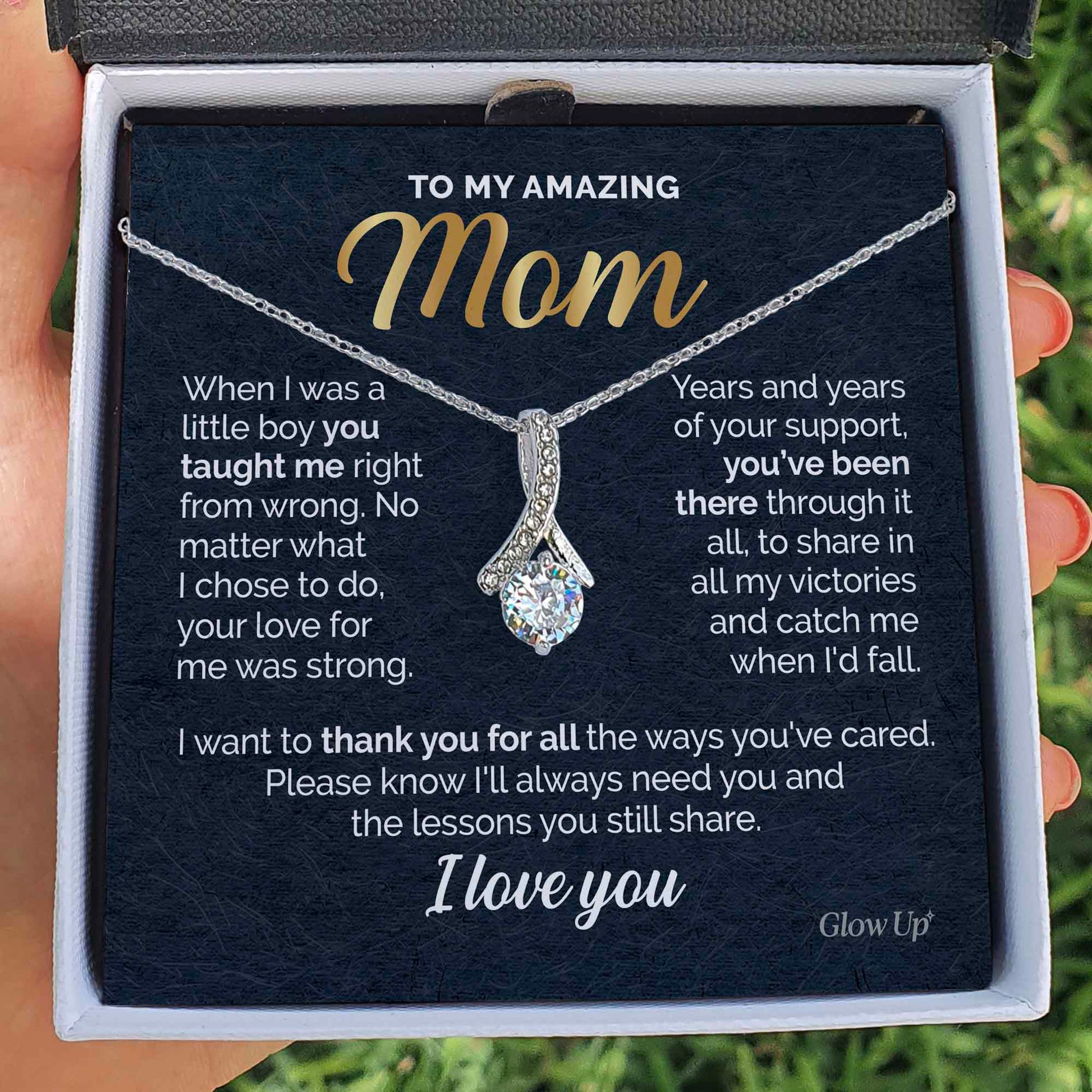 litzzy To my Amazing Mom - Thank you for all - Alluring Necklace Jewelry   