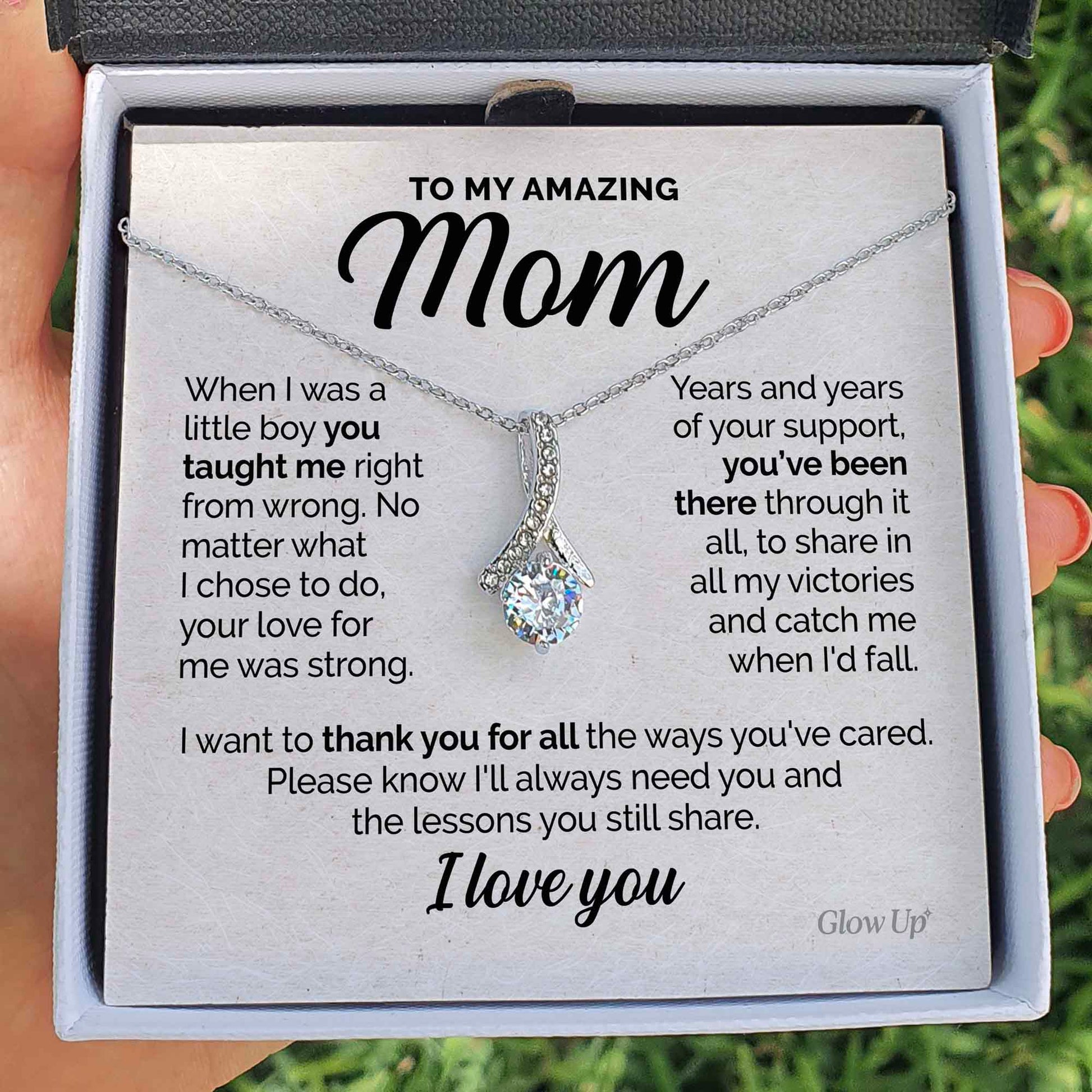 litzzy To my Amazing Mom - Thank you for all - Alluring Necklace Jewelry   