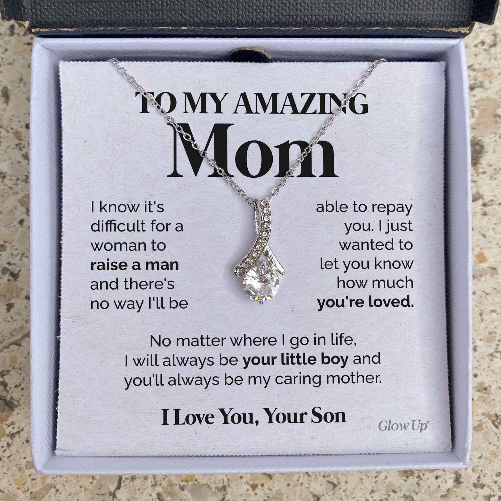 litzzy To my Amazing Mom - My caring mother - Alluring Necklace Jewelry   