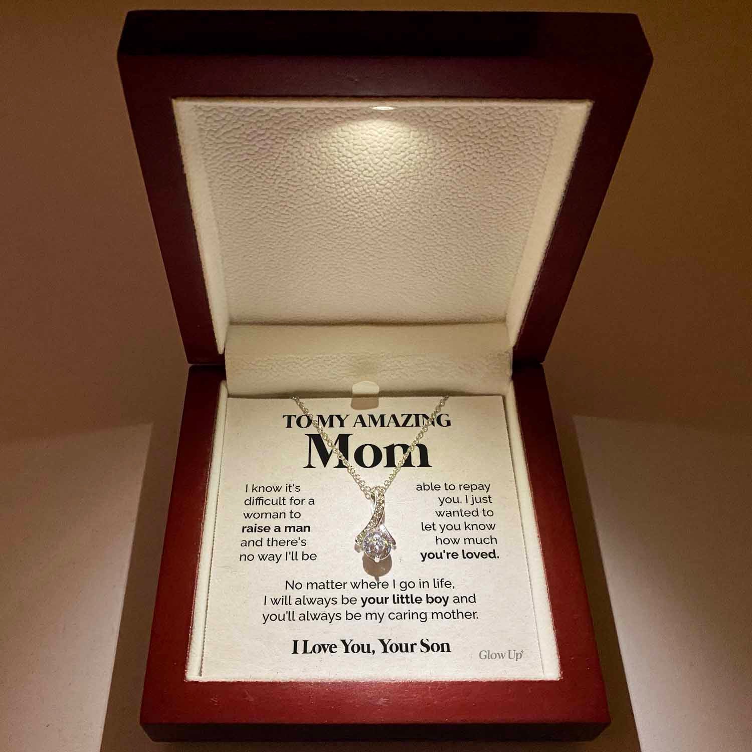 litzzy To my Amazing Mom - My caring mother - Alluring Necklace Jewelry   
