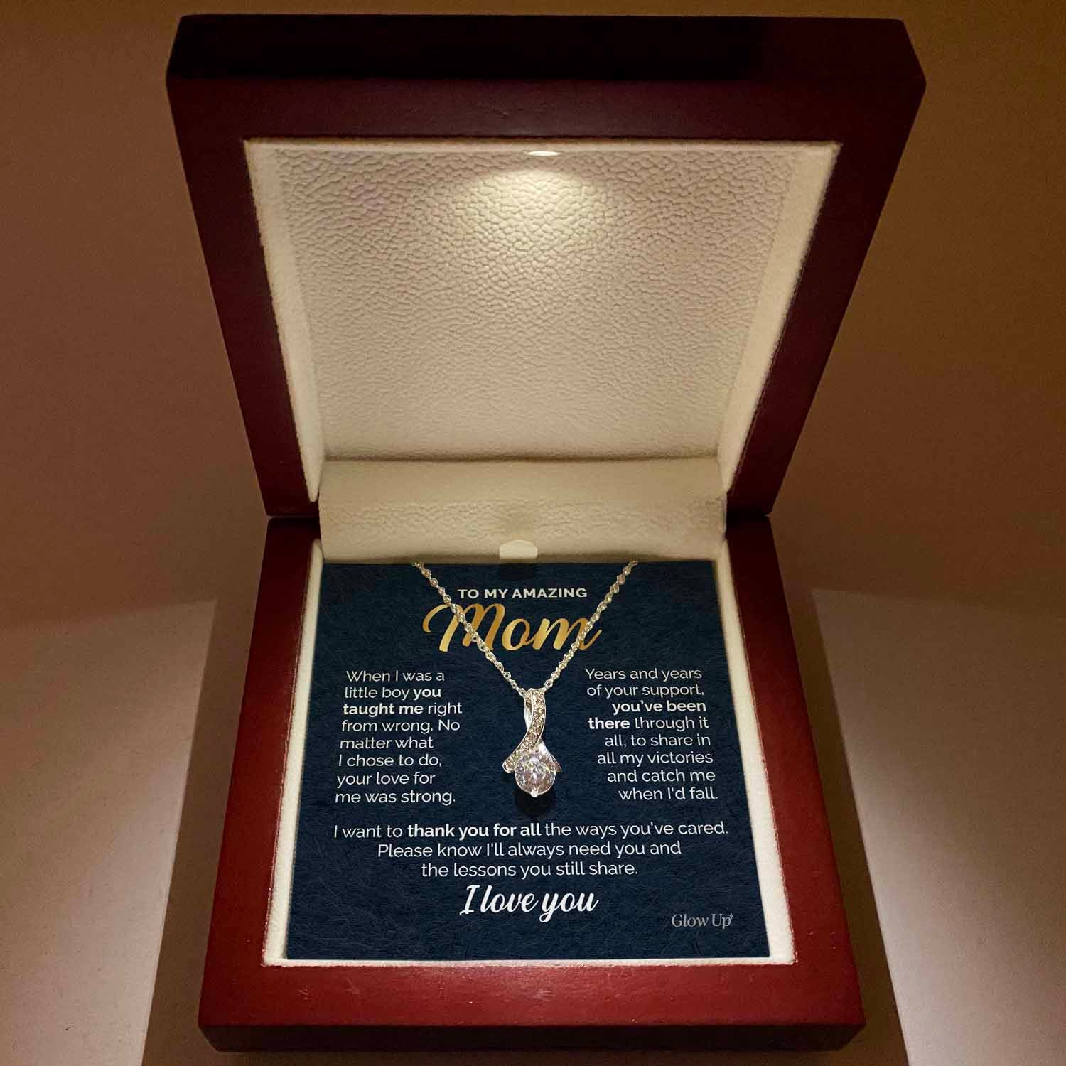 litzzy To my Amazing Mom - Thank you for all - Alluring Necklace Jewelry   