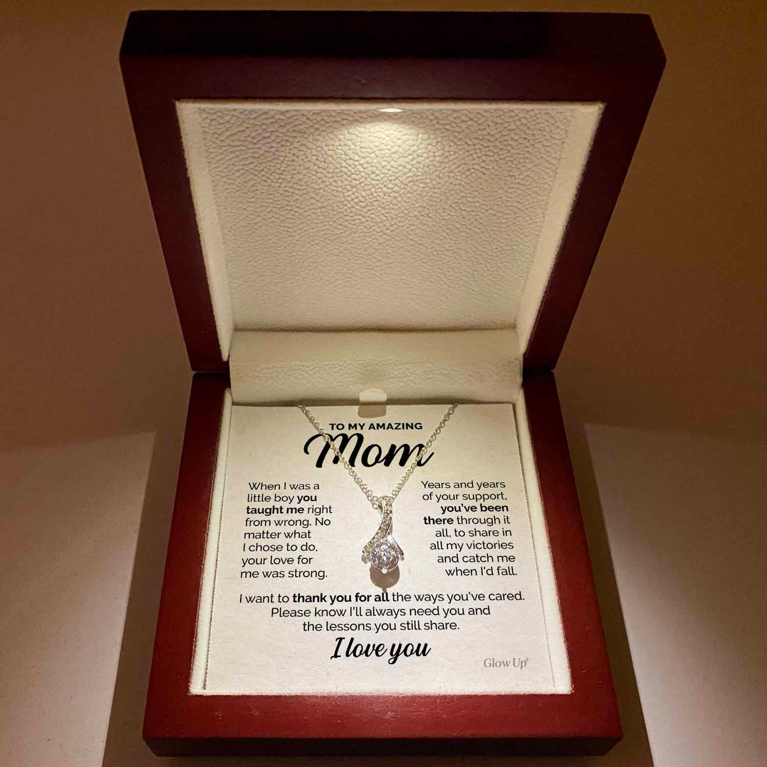 litzzy To my Amazing Mom - Thank you for all - Alluring Necklace Jewelry   