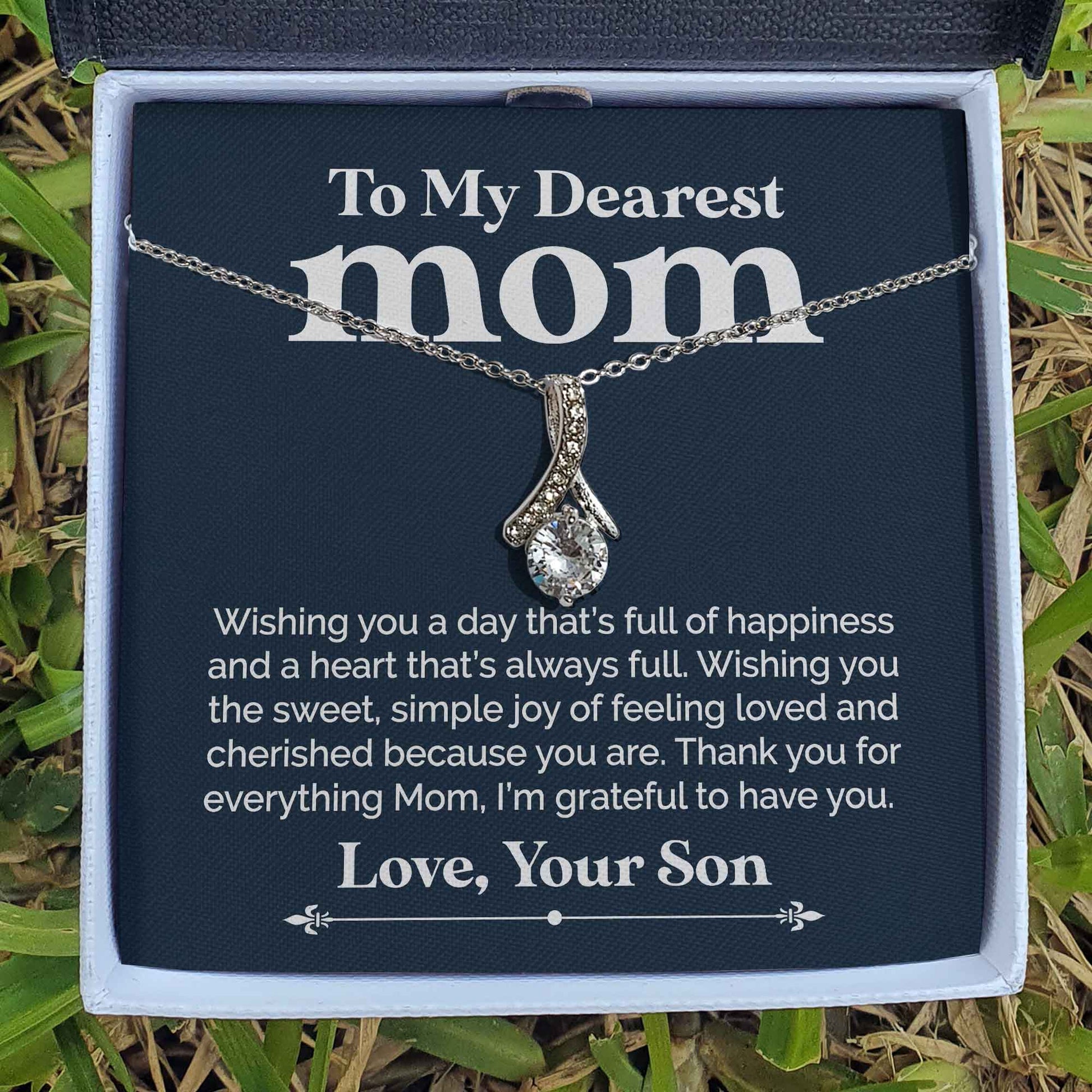 litzzy To My Dearest Mom - Grateful To Have You - Necklace Jewelry   