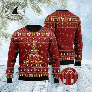 litzzy Merry Winemas D1011 Ugly Christmas Sweater -  Best Gift For Christmas, Noel Malalan - Christmas Signature sweater   