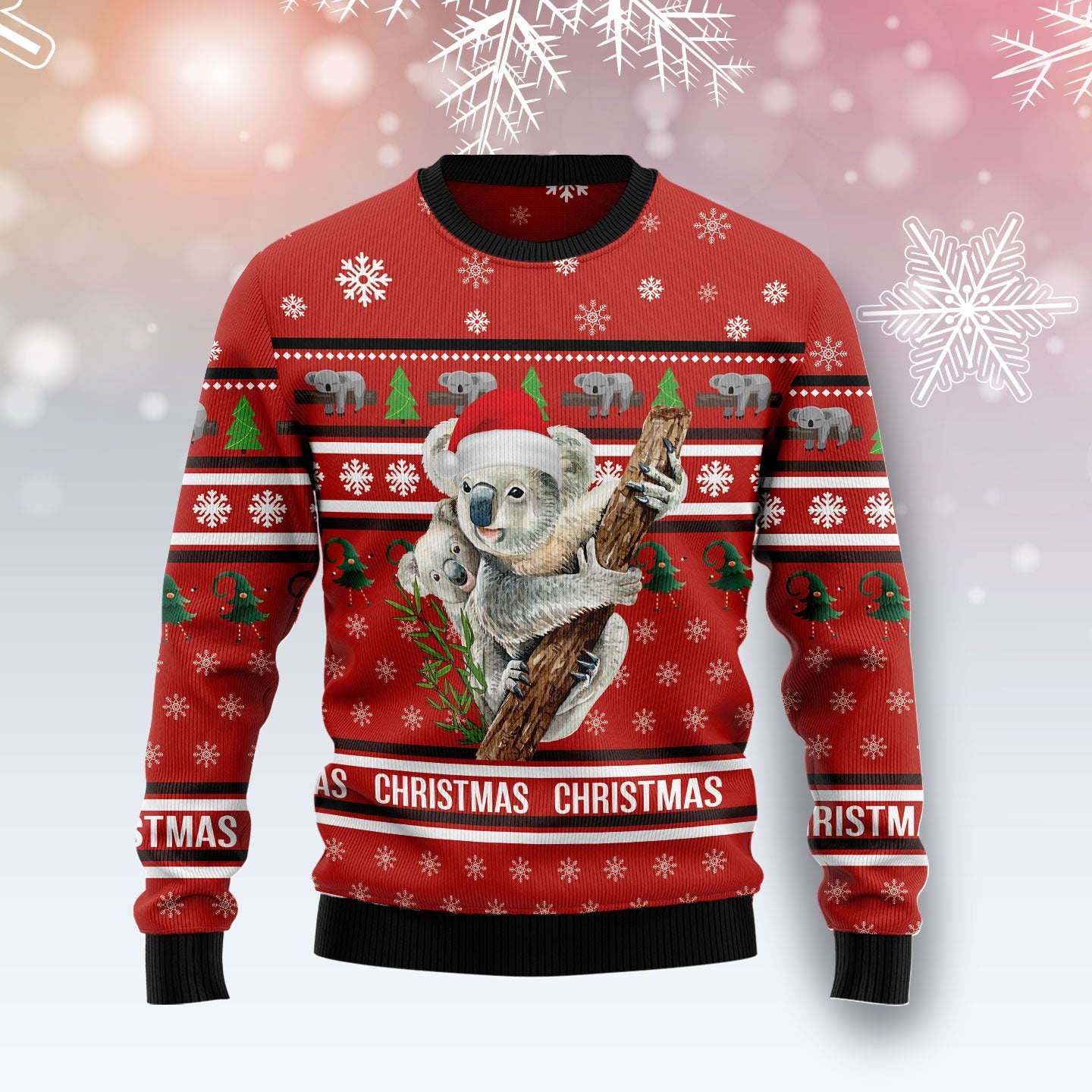 litzzy Merry Christmas Koala TG51021 Ugly Christmas Sweater -  Best Gift For Christmas, Noel Malalan - Christmas Signature sweater   
