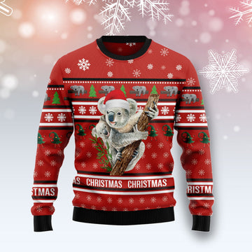 litzzy Merry Christmas Koala TG51021 Ugly Christmas Sweater -  Best Gift For Christmas, Noel Malalan - Christmas Signature sweater   