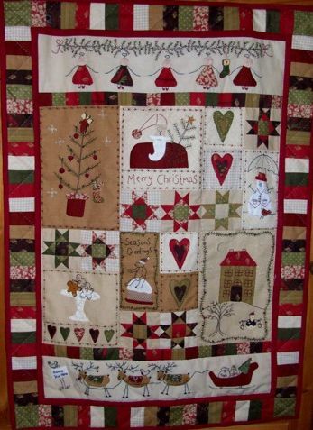 litzzy Merry Christmas CLT2510267H Fleece Blanket Quilt Blanket   