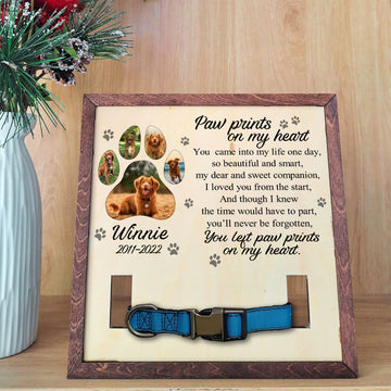 litzzy Custom Pet Frame, Personalized Dog Picture Frame, Pet Keepsake Frame, Dog Lover Gift, Gift for , Gift For Friend With Lost Pet Pet Picture Frame   