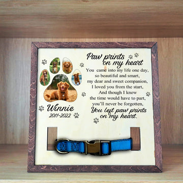 litzzy Custom Pet Frame, Personalized Dog Picture Frame, Pet Keepsake Frame, Dog Lover Gift, Gift for , Gift For Friend With Lost Pet Pet Picture Frame   