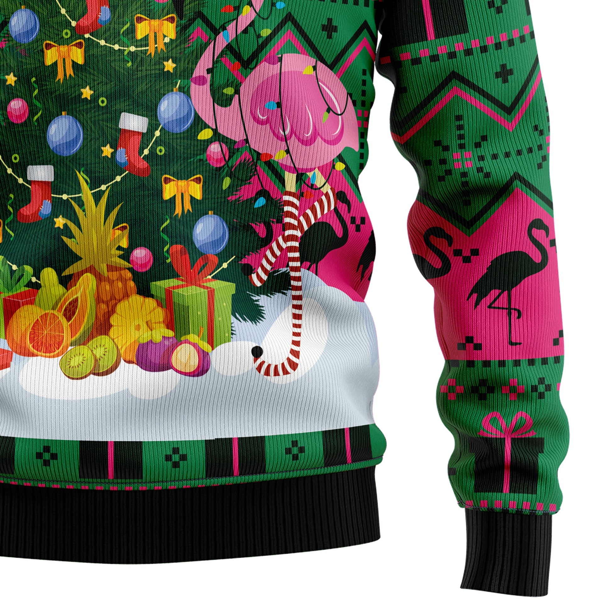 litzzy Flamingo Christmas Tree G51020 Ugly Christmas Sweater -  Best Gift For Christmas, Noel Malalan - Christmas Signature sweater   