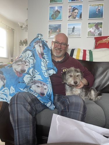 litzzy Custom Leaves Pattern Short-Sleeve Hawaiian Shirt (Sea Blue Color) Hawaii Shirt   