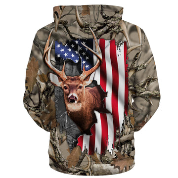 litzzy Mens womens Deer hunting clothes american flag 3D all over print shirt plus size coat, hoodie, long sleeve, t shirt NQS89 PQB - hunting sweatshirt Sweater   