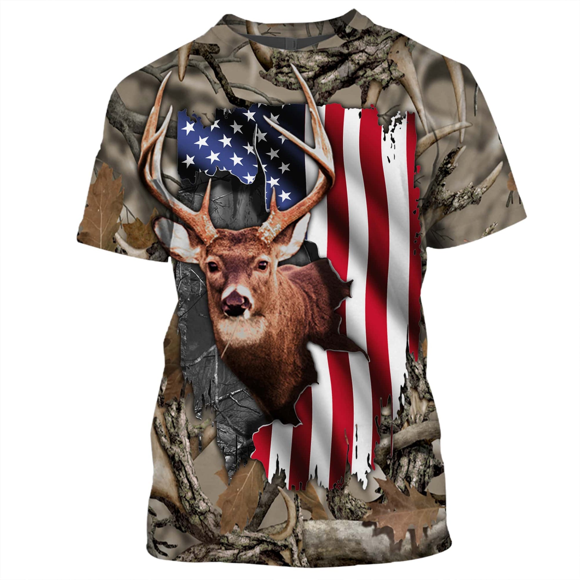 litzzy Mens womens Deer hunting clothes american flag 3D all over print shirt plus size coat, hoodie, long sleeve, t shirt NQS89 PQB - hunting sweatshirt Sweater   