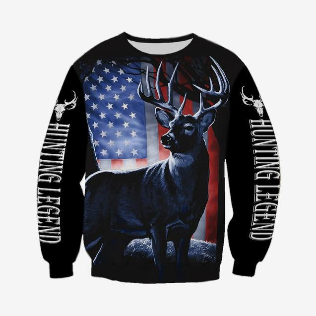litzzy Deer Hunting legend mens womens hunting clothes all over print shirt, long sleeve, hoodie, coat plus size NQS91 PQB - hunting sweatshirt Sweater   