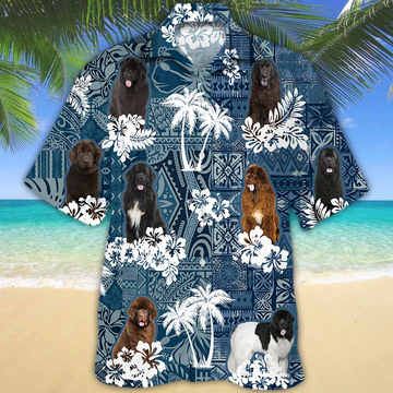 litzzy Newfoundland Hawaiian Shirt - Aloha shirt Hawaiian Hawaii Shirt For Summer Hawaii Shirt   