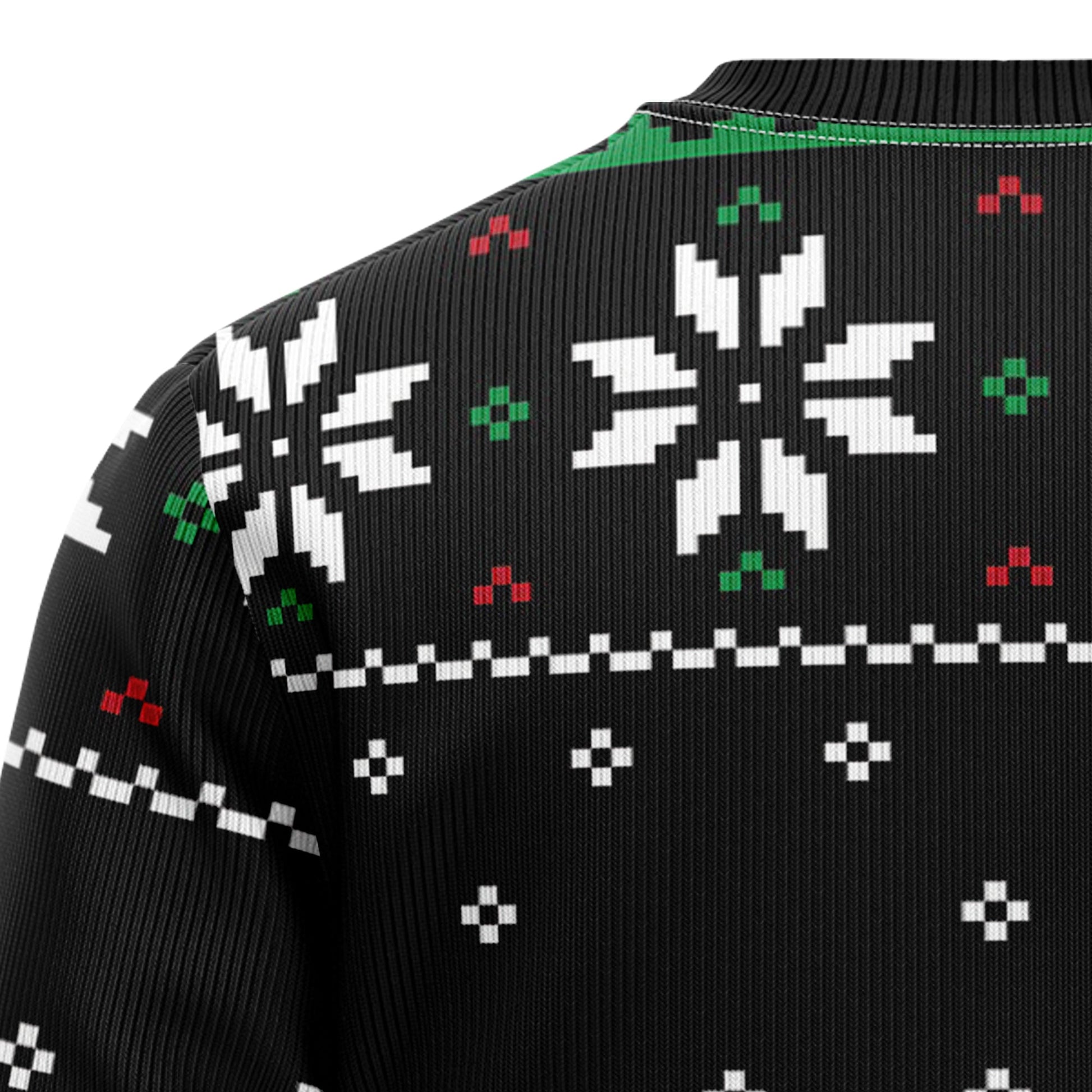 litzzy T-Rex HT92501 Ugly Christmas Sweater - Ugly Christmas Sweaters for Men and Women - Funny Sweaters AT1408 Sweater   