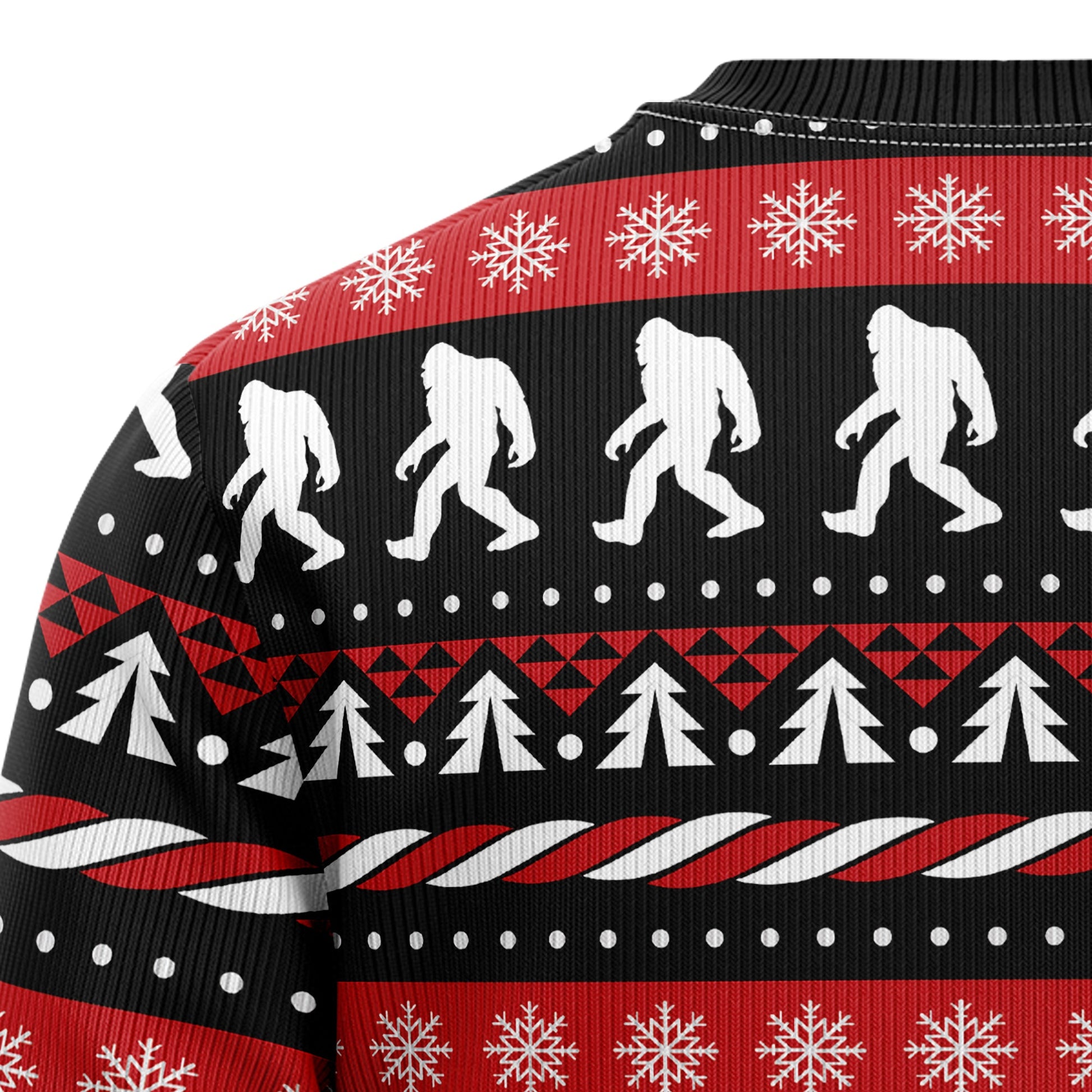 litzzy Vintage Bigfoot HZ101602 Ugly Christmas Sweater -  Best Gift For Christmas, Noel Malalan - Christmas Signature sweater   