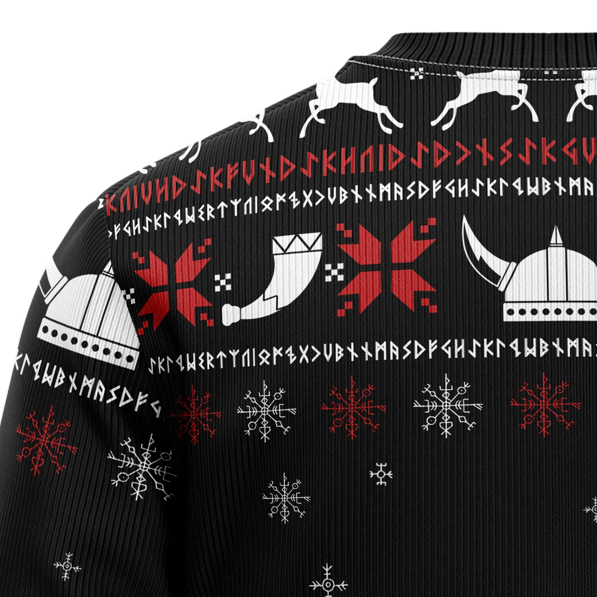 litzzy Valhalla Viking G51023 Ugly Christmas Sweater -  Best Gift For Christmas, Noel Malalan - Christmas Signature sweater   