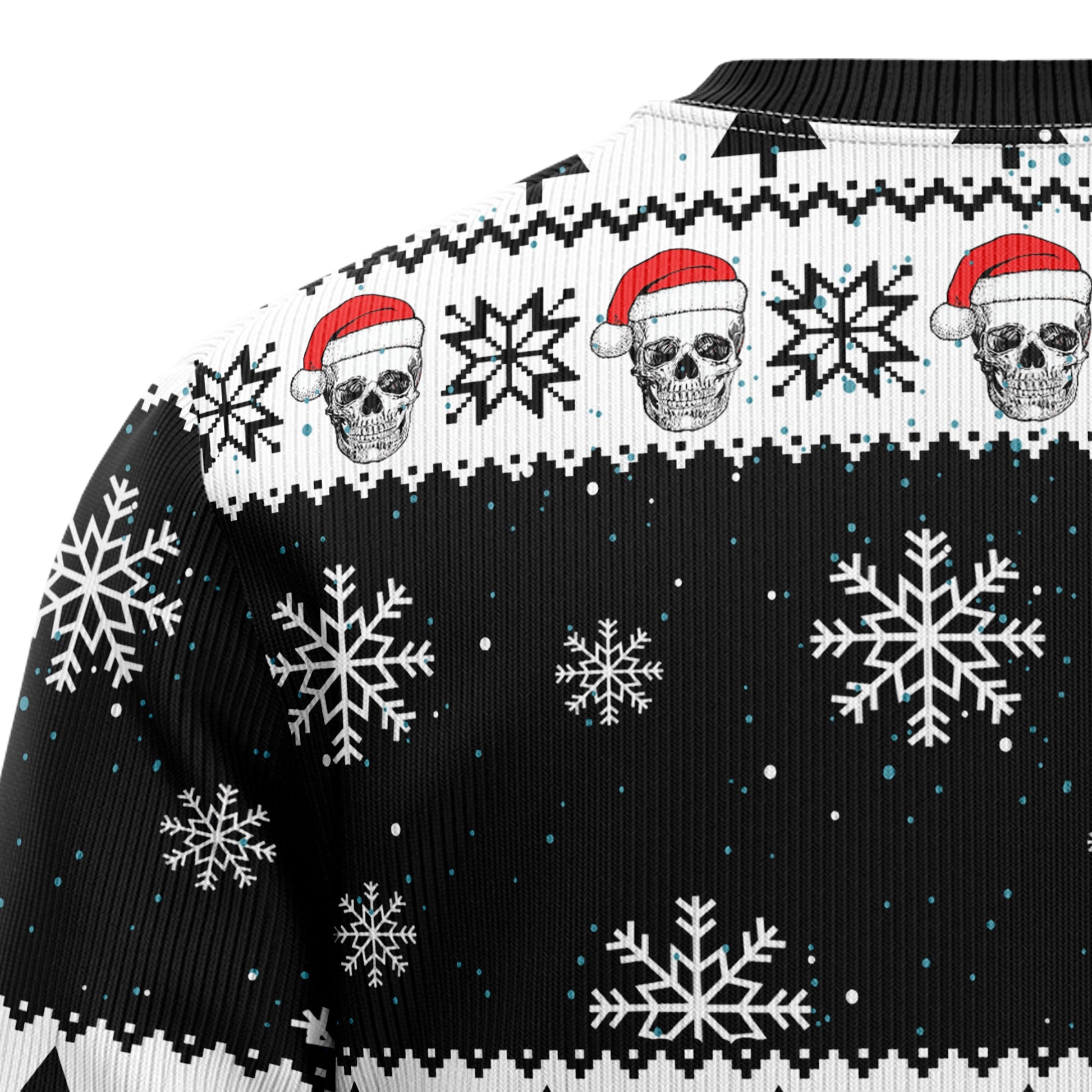litzzy Skull Pine Tree D2610 Ugly Christmas Sweater -  Best Gift For Christmas, Noel Malalan - Christmas Signature TB82728 sweater   