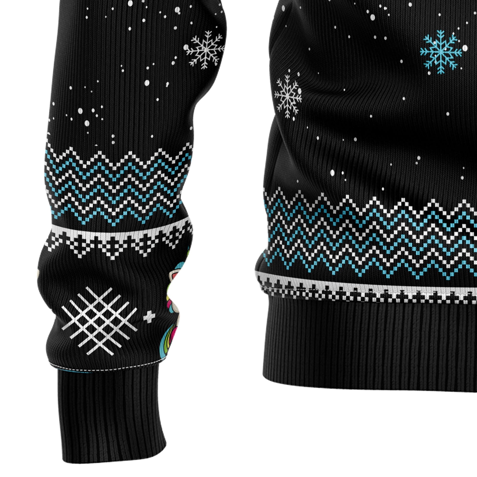 litzzy Unicorn Pew Pew TG5114 Ugly Christmas Sweater -  Best Gift For Christmas, Noel Malalan - Christmas Signature TN1077 sweater   