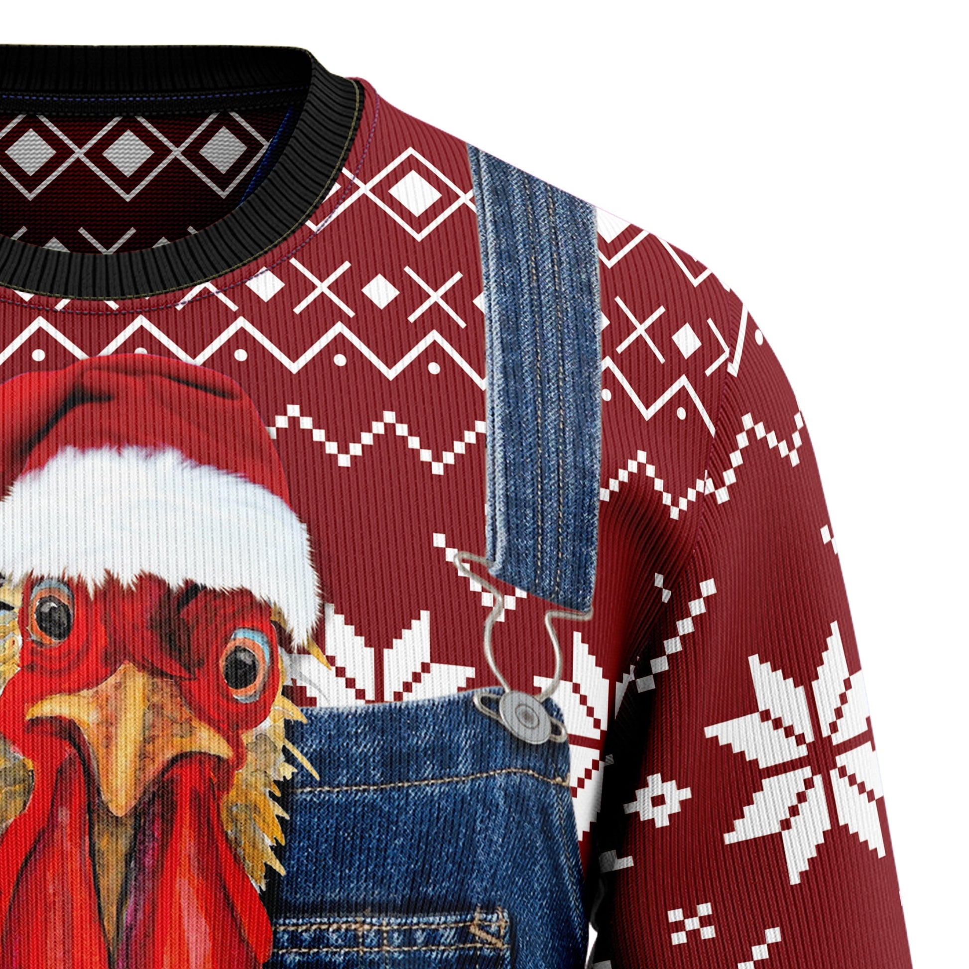 litzzy Just A Girl Who Loves Christmas And Chickens TG51022 Christmas Sweater - Ugly Christmas Sweaters for Men and Women - Funny Sweaters    