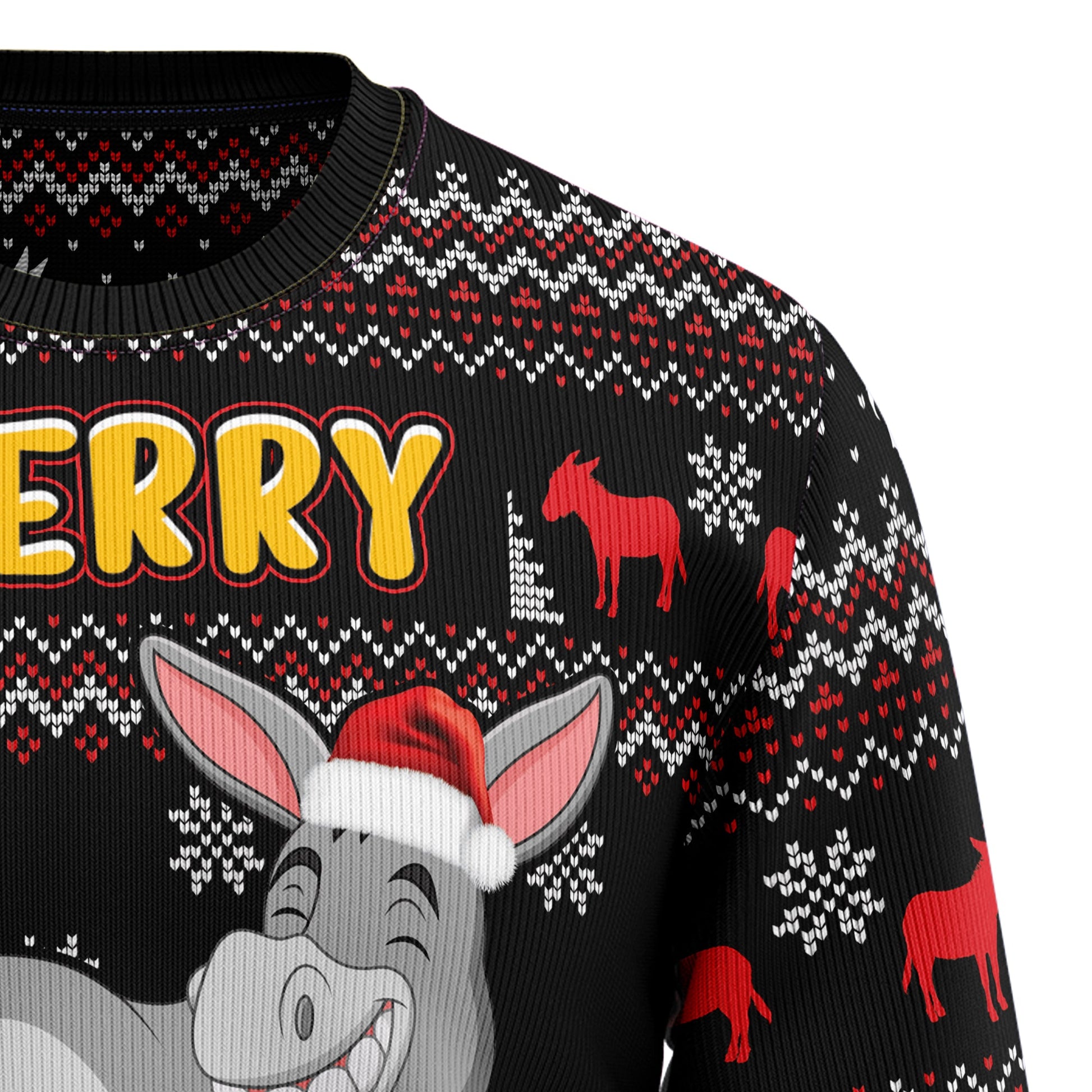 litzzy Donkeys Merry Kissmyass HT021104 Ugly Christmas Sweater -  Best Gift For Christmas, Noel Malalan - Christmas Signature TN1065 sweater   
