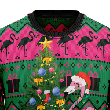 litzzy Flamingo Christmas Tree G51020 Ugly Christmas Sweater -  Best Gift For Christmas, Noel Malalan - Christmas Signature sweater   