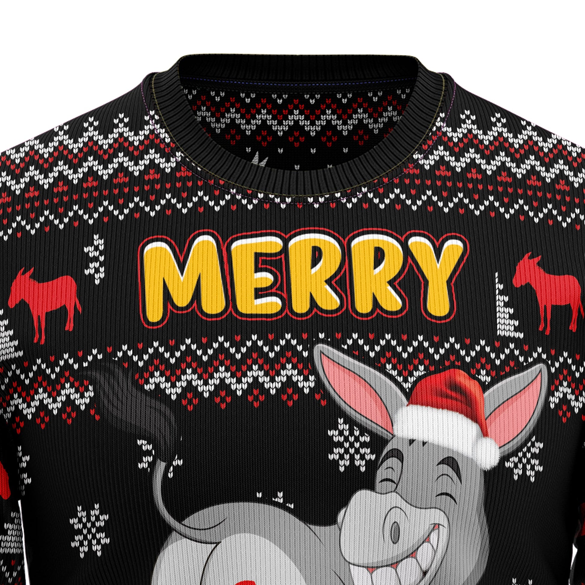 litzzy Donkeys Merry Kissmyass HT021104 Ugly Christmas Sweater -  Best Gift For Christmas, Noel Malalan - Christmas Signature TN1065 sweater   