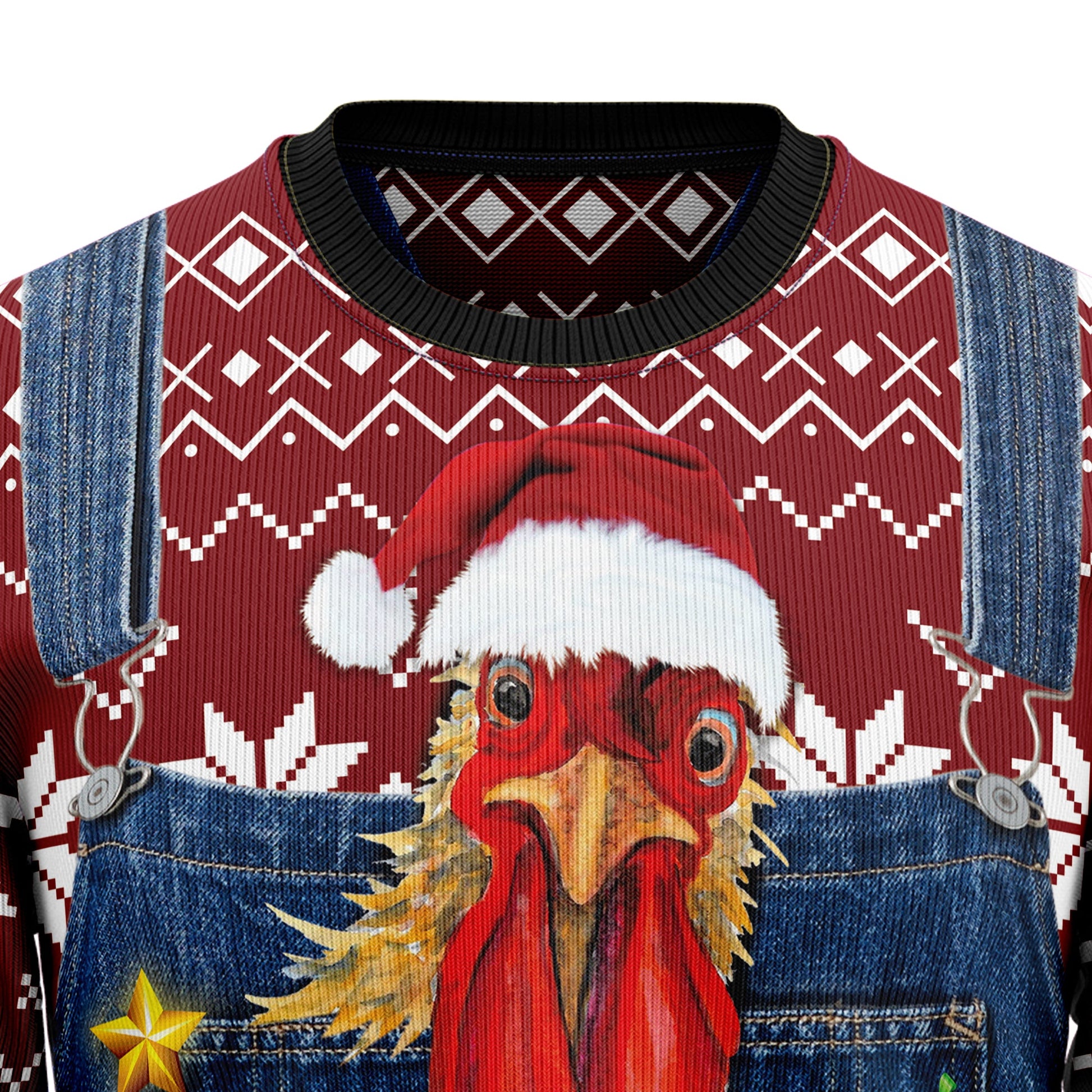 litzzy Just A Girl Who Loves Christmas And Chickens TG51022 Christmas Sweater - Ugly Christmas Sweaters for Men and Women - Funny Sweaters    