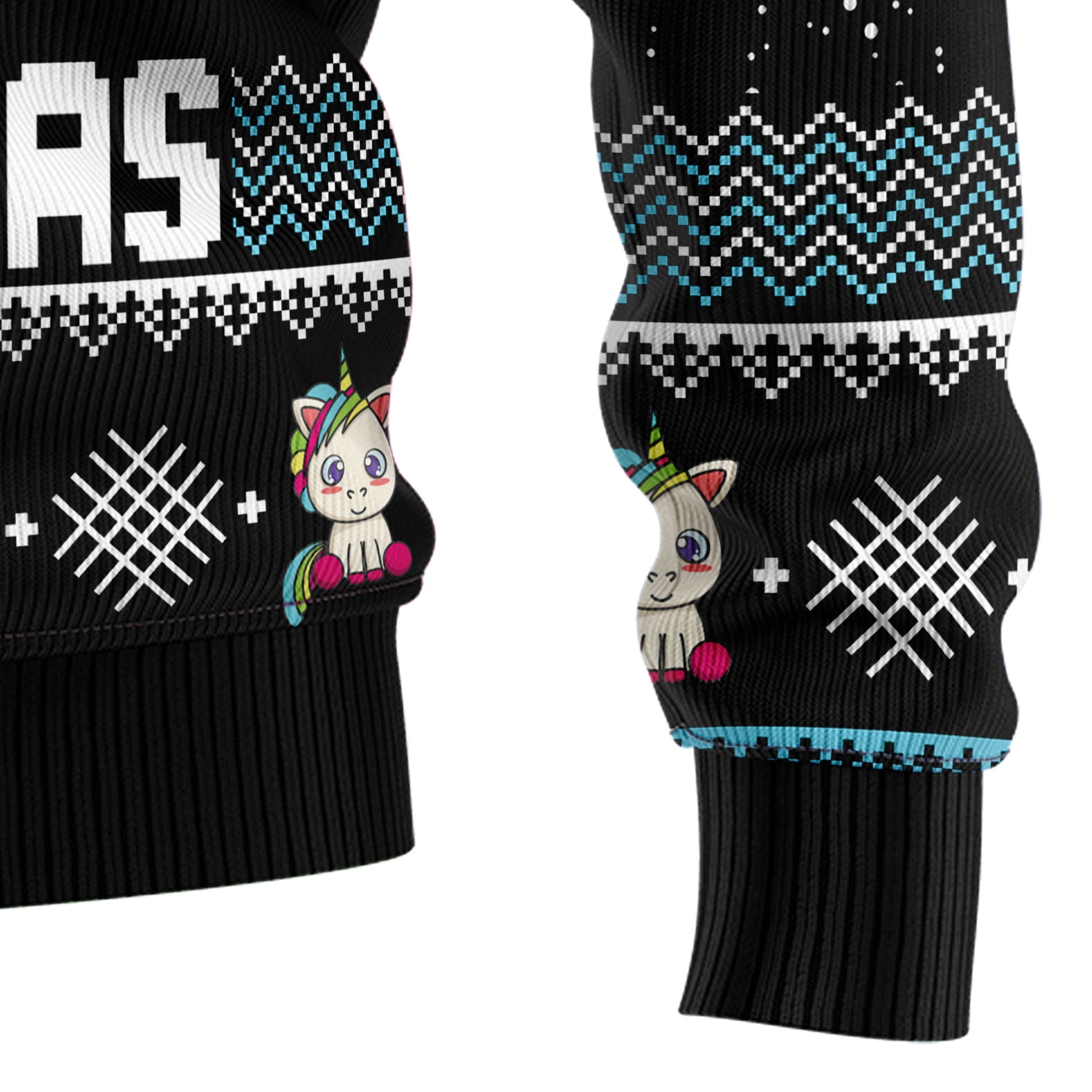 litzzy Unicorn Pew Pew TG5114 Ugly Christmas Sweater - Ugly Christmas Sweaters for Men and Women - Funny Sweaters TN1077 Sweater   