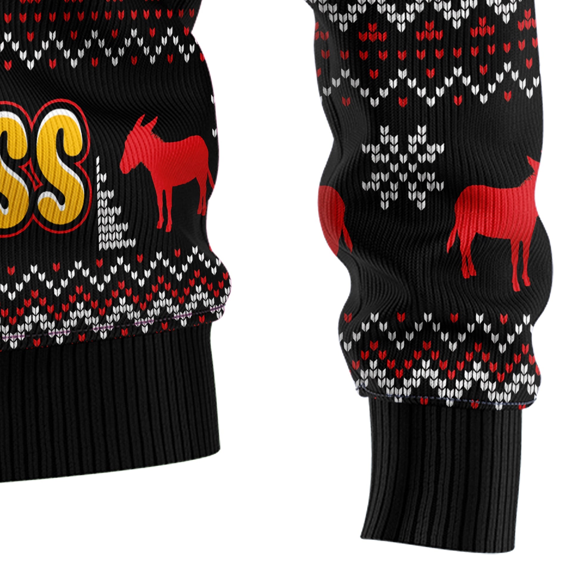 litzzy Donkeys Merry Kissmyass HT021104 Ugly Christmas Sweater -  Best Gift For Christmas, Noel Malalan - Christmas Signature TN1065 sweater   
