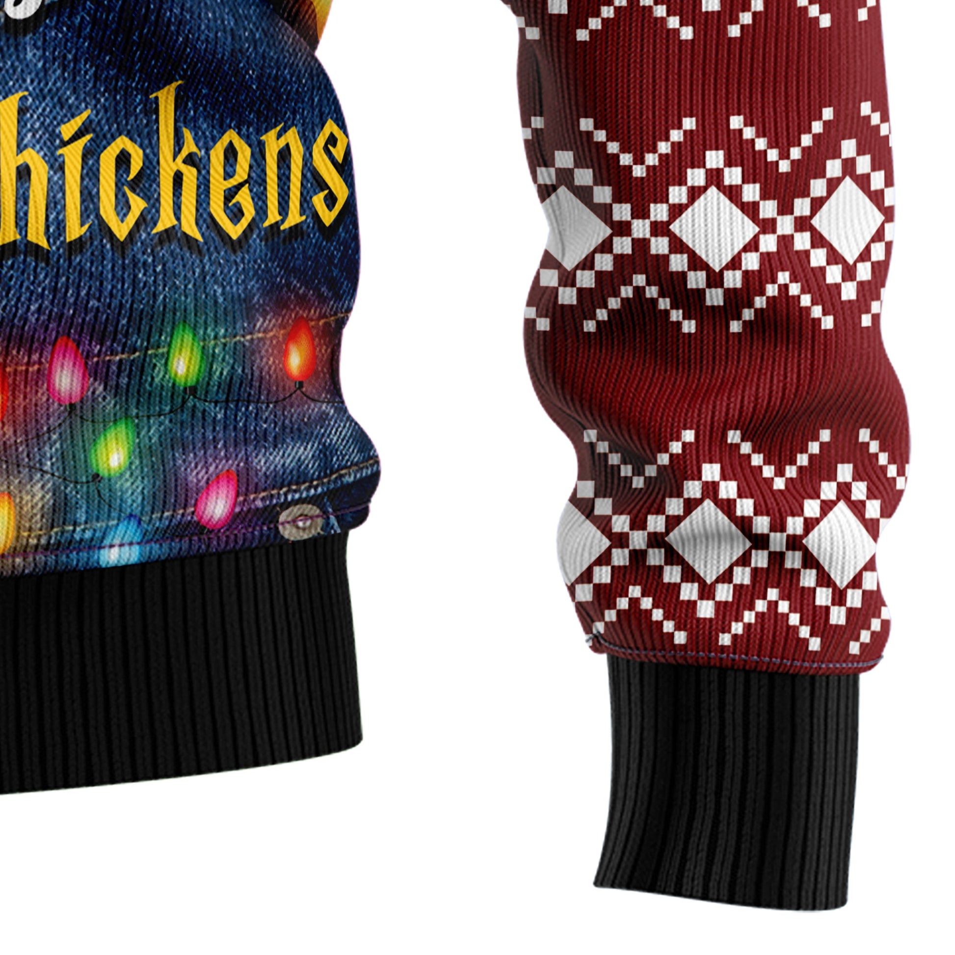 litzzy Just A Girl Who Loves Christmas And Chickens TG51022 Christmas Sweater - Ugly Christmas Sweaters for Men and Women - Funny Sweaters    