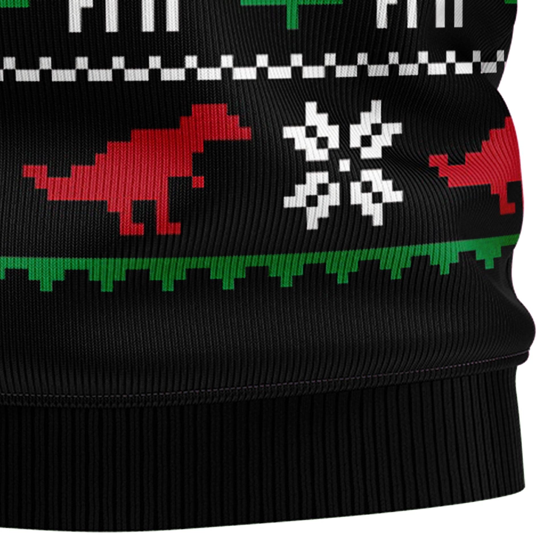 litzzy T-Rex Ugly Sweater - Funny Sweater AT1408 sweater   